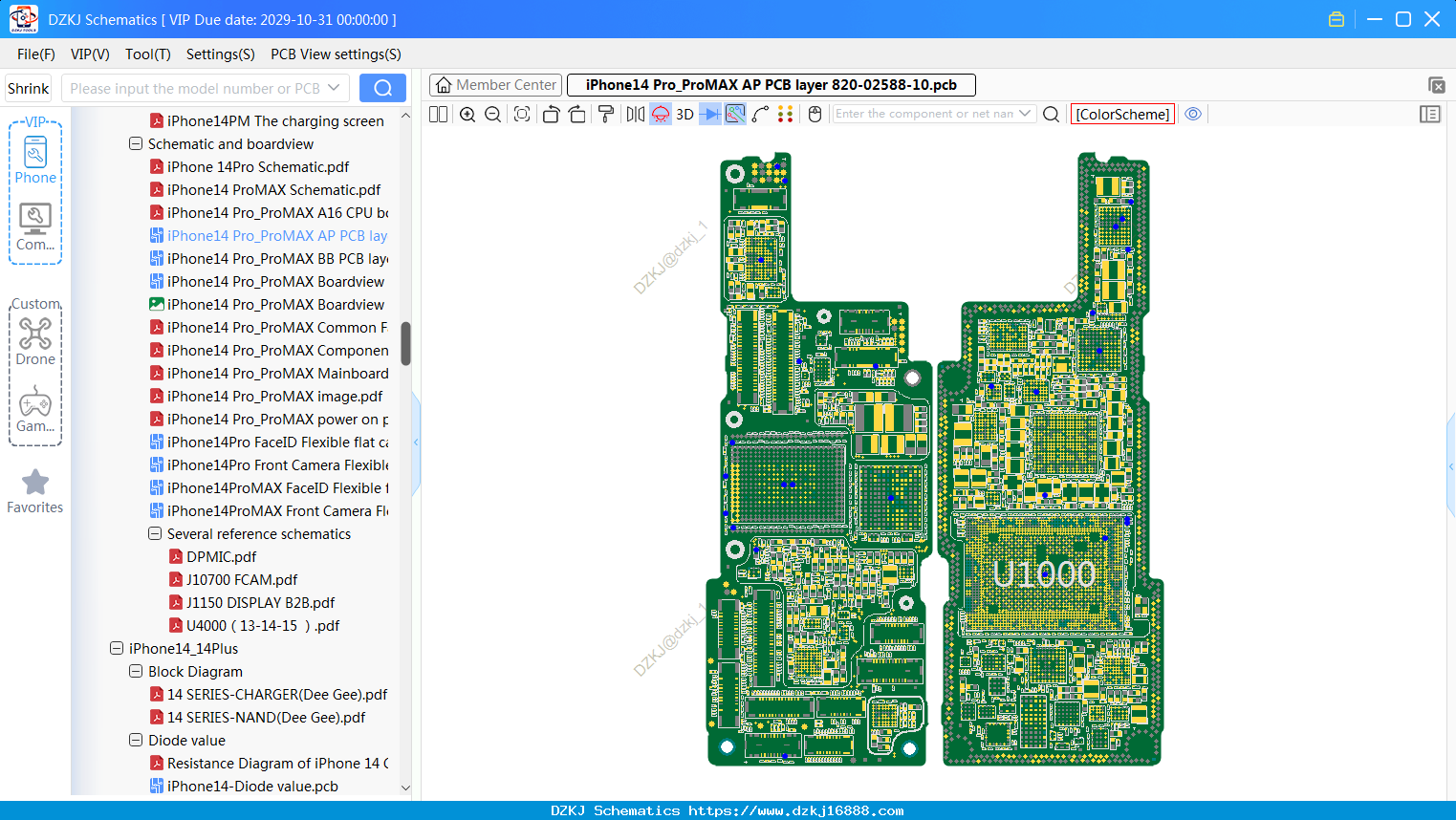 IPhone14 Pro_ProMAX AP PCB Layer 820-02588-10